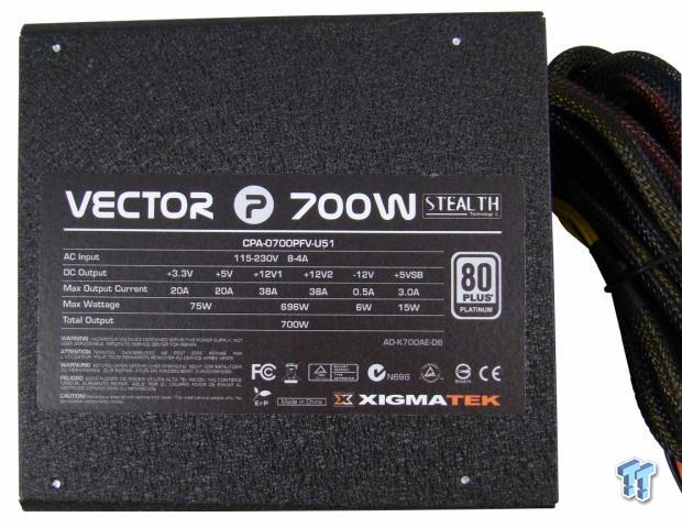 Xigmatek Vector P700 700-Watt 80 PLUS Gold Power Supply Review 11
