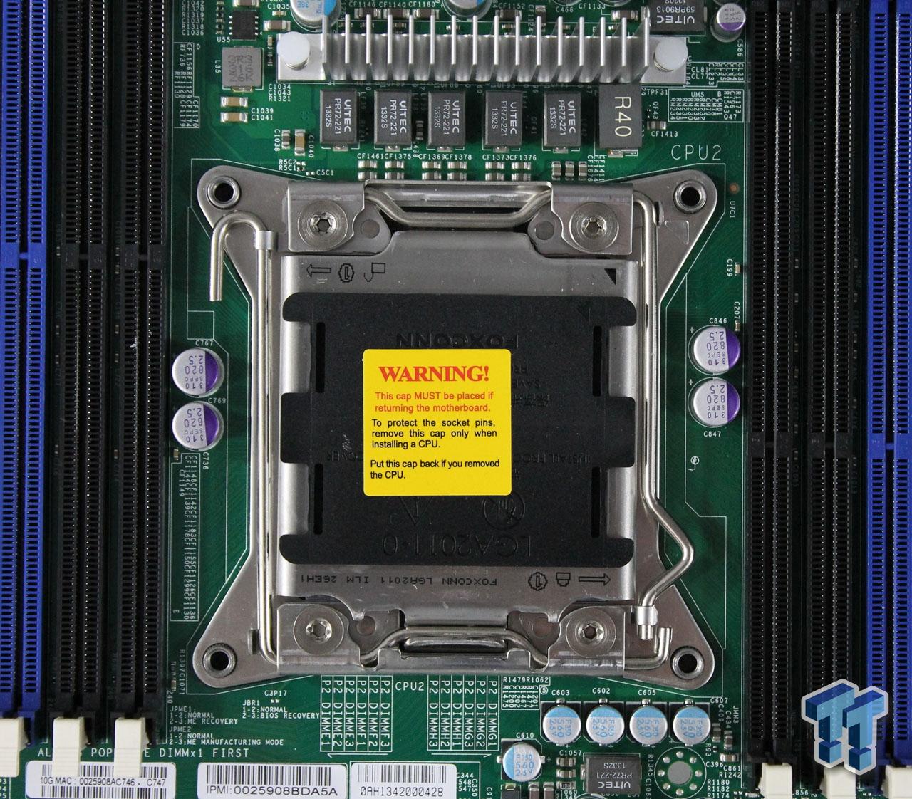 SUPERMICRO X9DAL-3 - Motherboard - LGA1356 Socket - 2 CPUs
