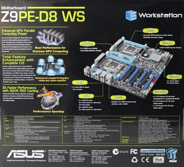 ASUS Z9PE-D8 WS Workstation (Intel C602) Motherboard Review