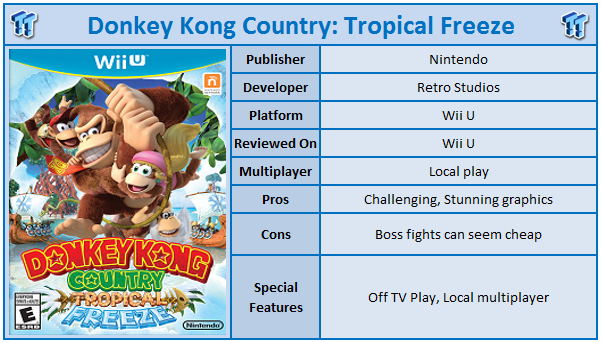 donkey kong country tropical freeze wii u