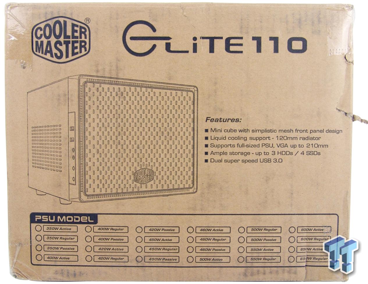 Cooler Master Elite 110 Mini-ITX Chassis Review | TweakTown