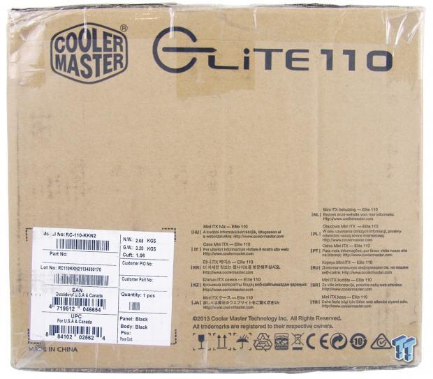 Cooler Master Elite 110 Mini-ITX Chassis Review 05