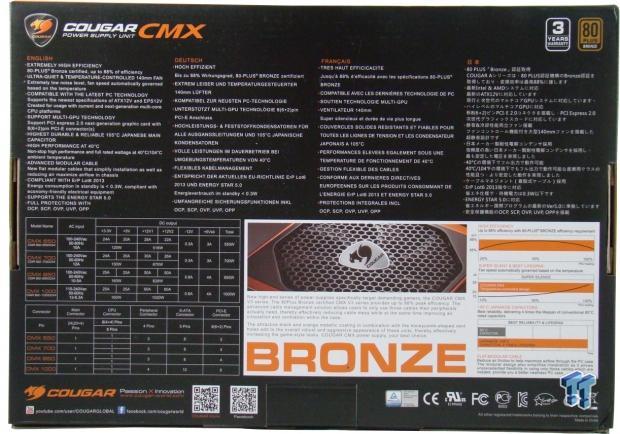 Cougar CMX V3 850-Watt 80 PLUS Bronze Power Supply Review 05