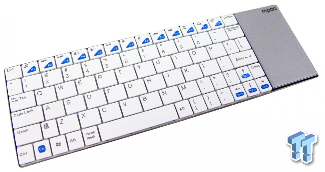 Enzovoorts warm Beweegt niet Rapoo E2700 Wireless Multimedia Touchpad Keyboard Review