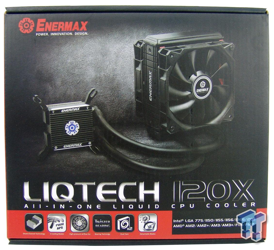 Enermax Liqtech 120X AIO Liquid CPU Cooler Review