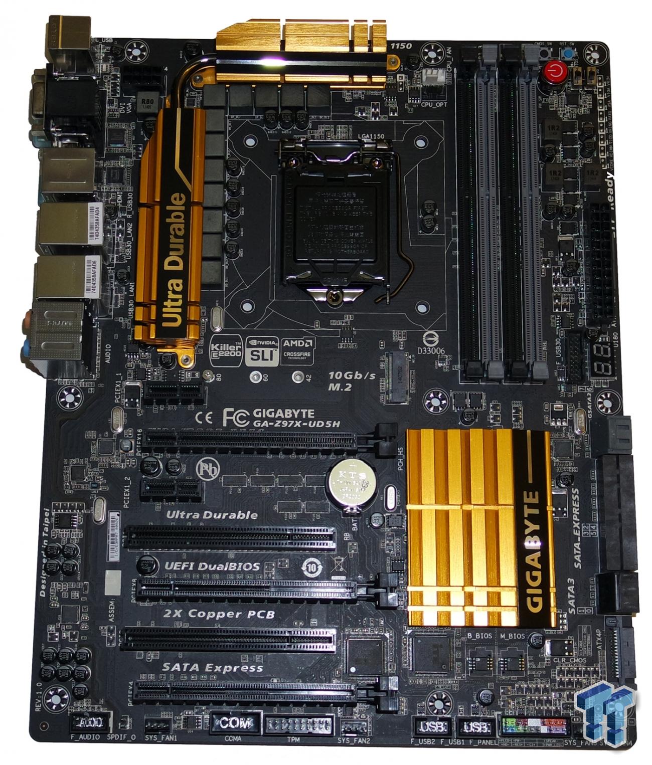 GIGABYTE ZX UD5H Intel Z Motherboard Review