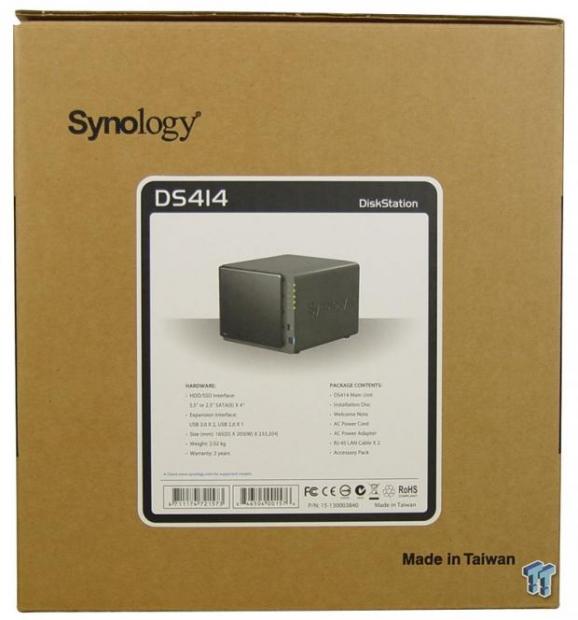 Synology DiskStation DS414 4-bay NAS Review