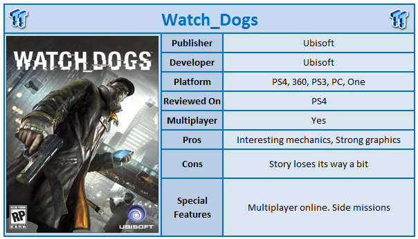 Watch dogs best sale playstation 4