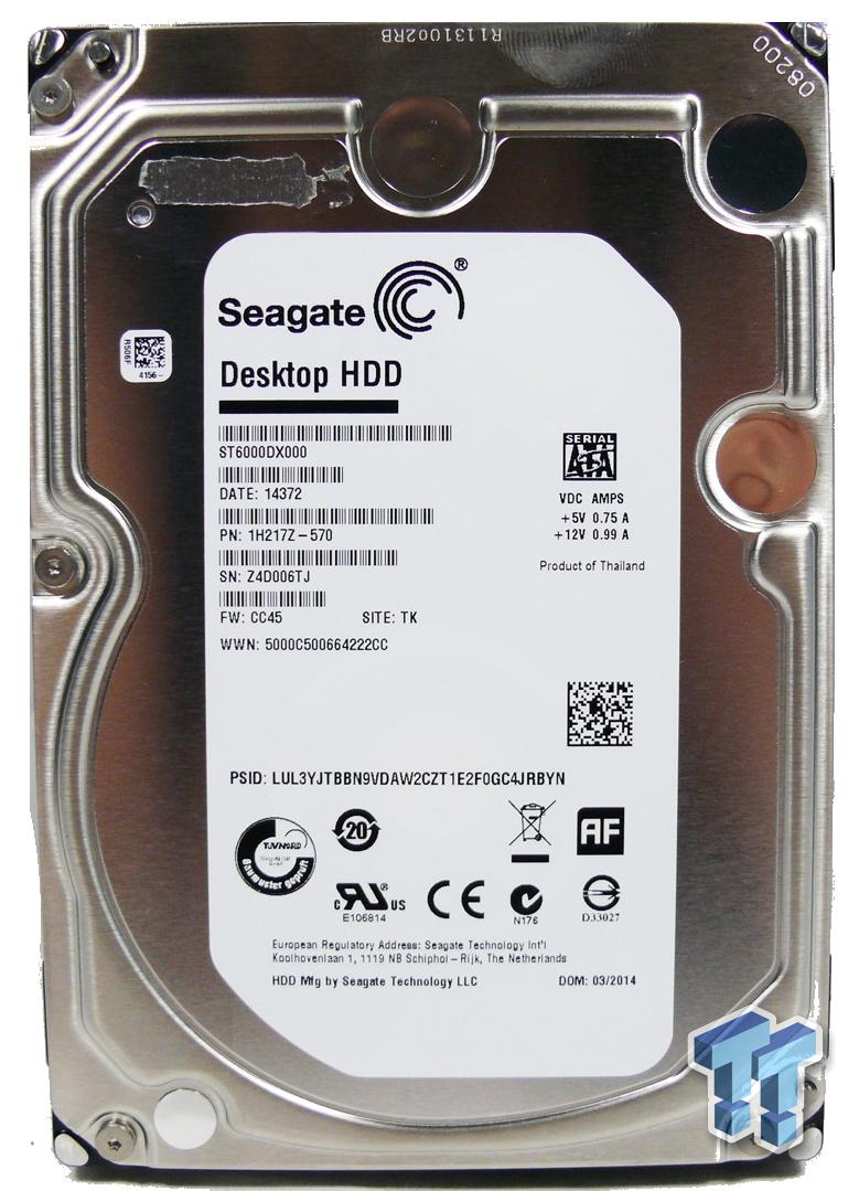Seagate Desktop ST6000DX000 6TB HDD