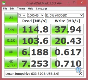 Lexar JumpDrive S33 32GB USB 3.0 Flash Drive Review 11