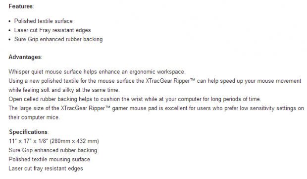 XTracGear Carbonic, Ripper and Ripper XXL Mouse Pads Review 33