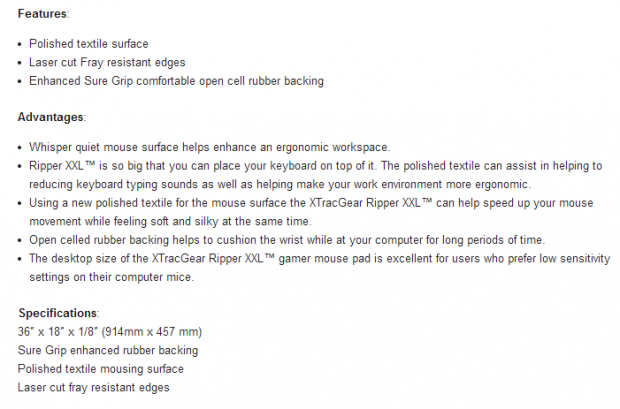 XTracGear Carbonic, Ripper and Ripper XXL Mouse Pads Review 44