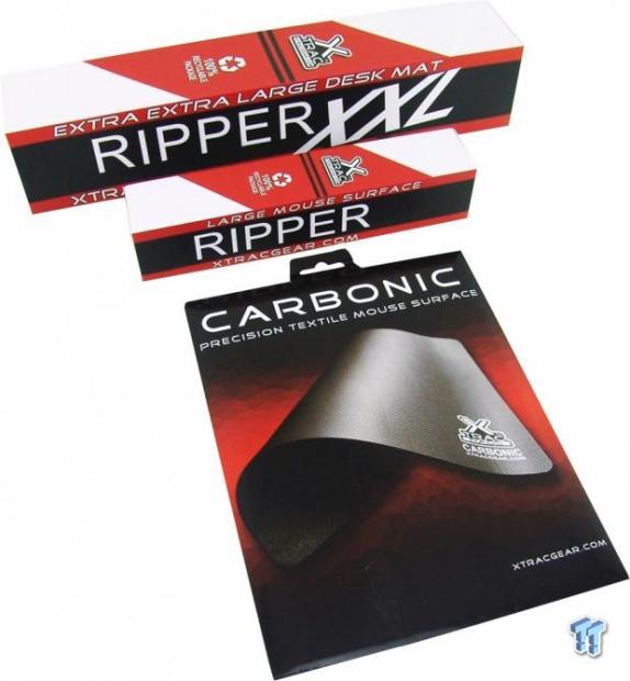 XTracGear Carbonic, Ripper and Ripper XXL Mouse Pads Review