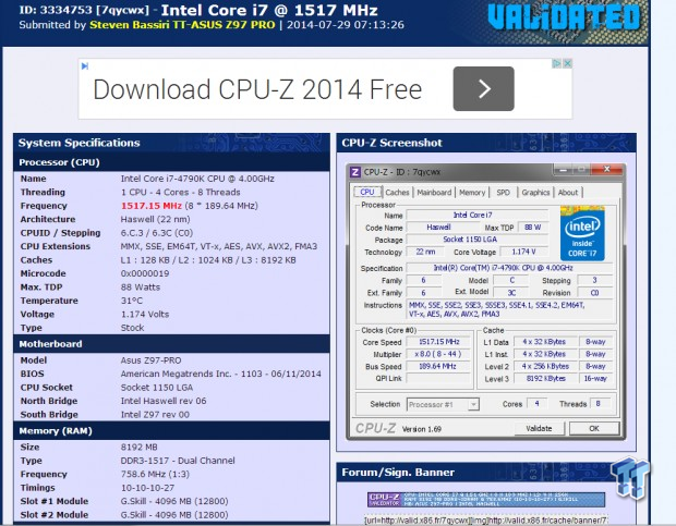 ASUS Z97 Pro (Intel Z97) Motherboard - Circuit and