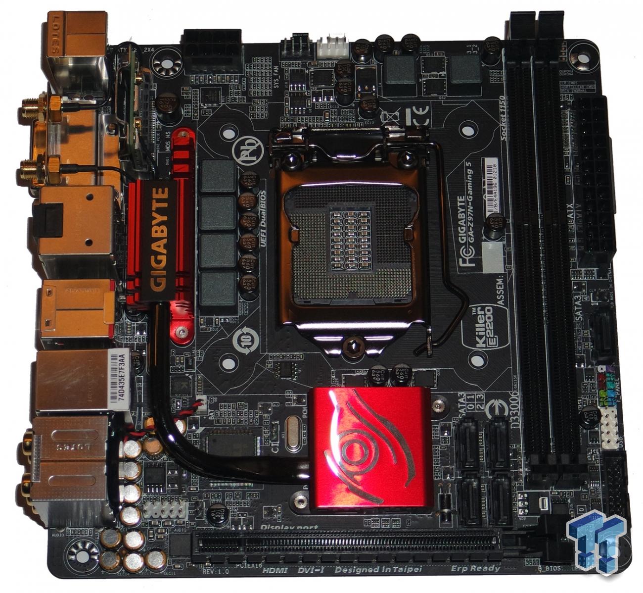 GIGABYTE Z97N-GAMING 5 (Intel Z97) Mini-ITX Motherboard Review 