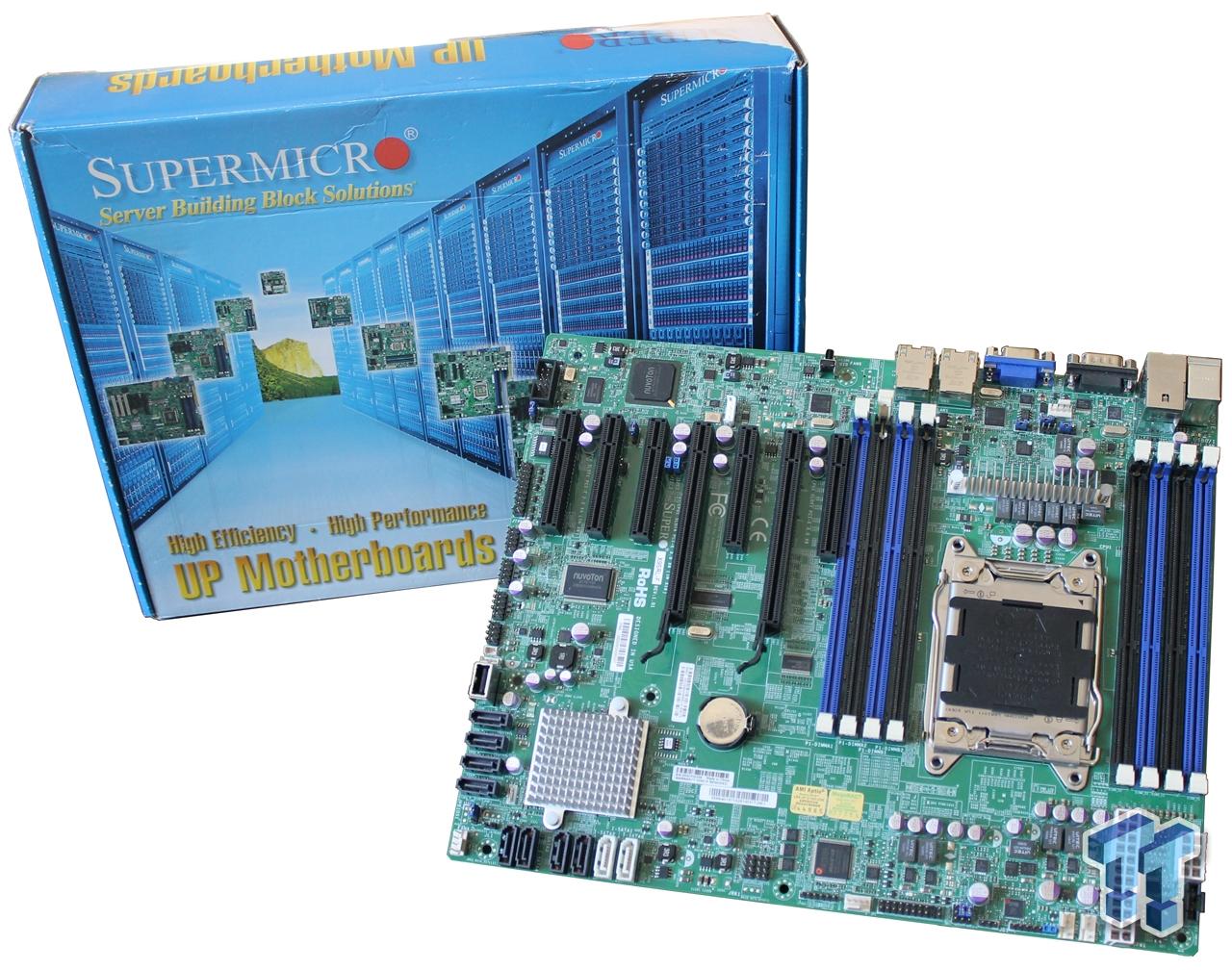 Supermicro X9SRL-F-O (Intel C602) Server Motherboard Review