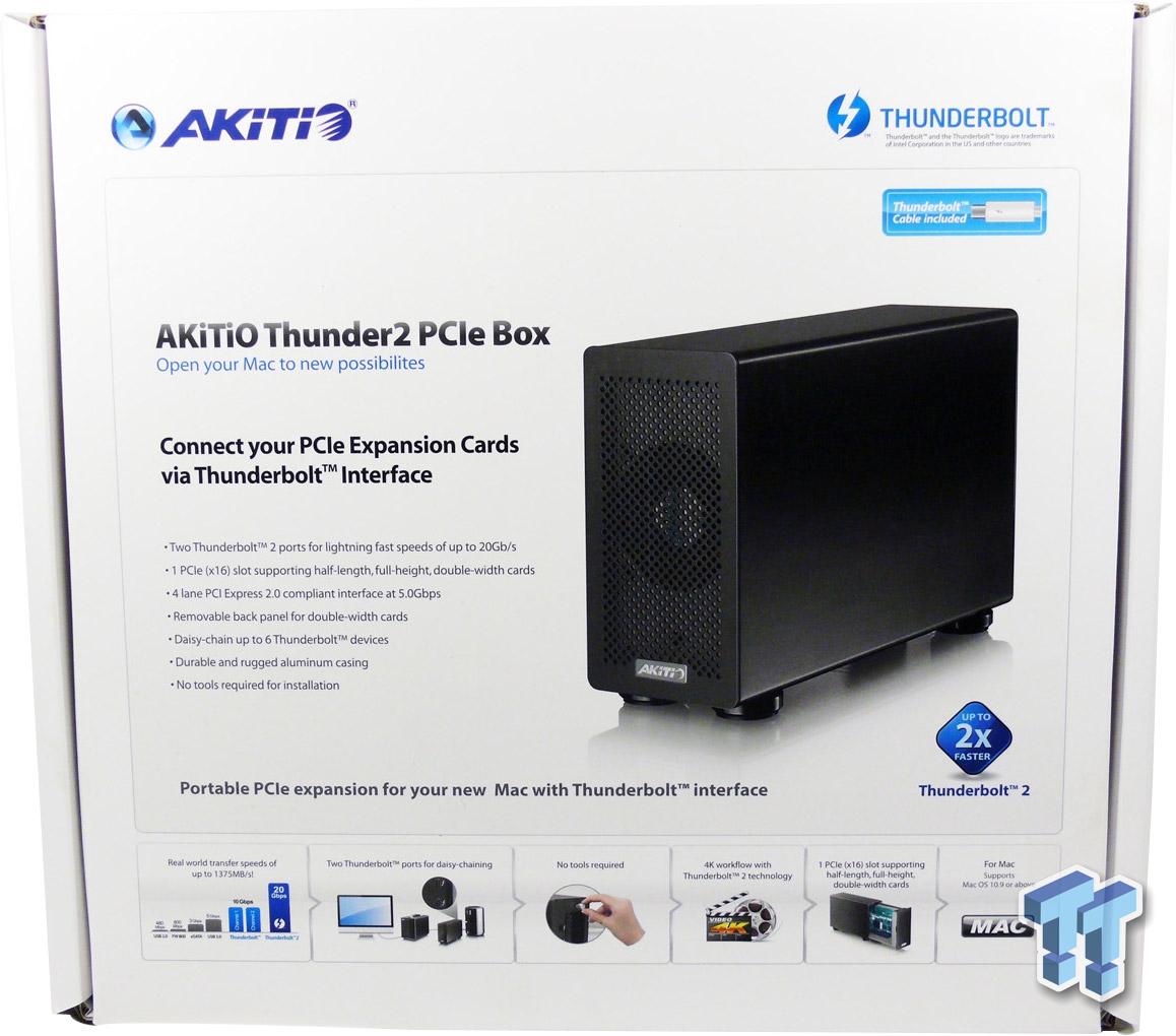 AKiTiO Thunder2 PCIe Thunderbolt 2 Expansion Chassis Review
