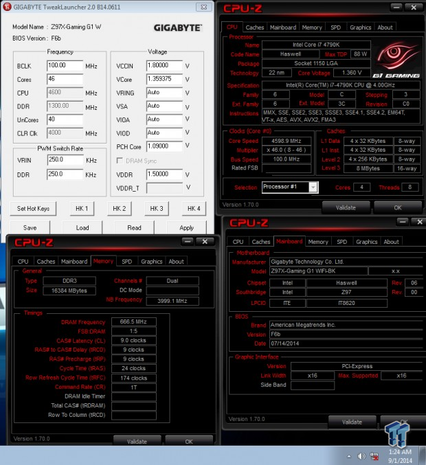 GIGABYTE Z97X Gaming G1 Black Edition - Circuit and Overclocking Guide 46 GIGABYTE Z97X Gaming G1 Black Edition - Circuit and Overclocking Guide 46
