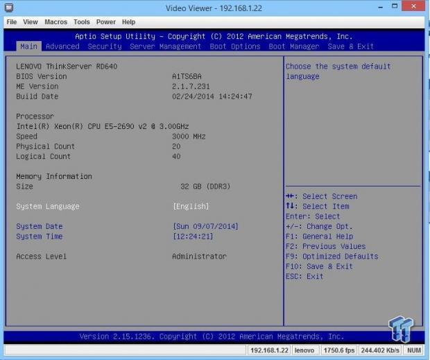 Lenovo ThinkServer RD640 Server Review 24