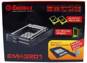 Enermax EMK3201 Dual-Bay 2.5-inch HDD/SSD Internal Enclosure
