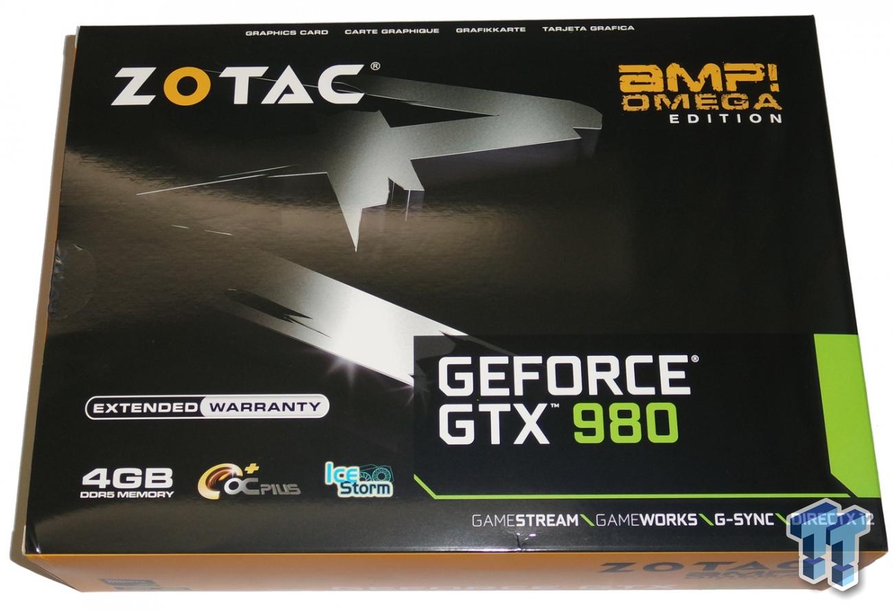 ZOTAC GeForce GTX 980 4GB AMP! Omega Edition OC Video Card Review