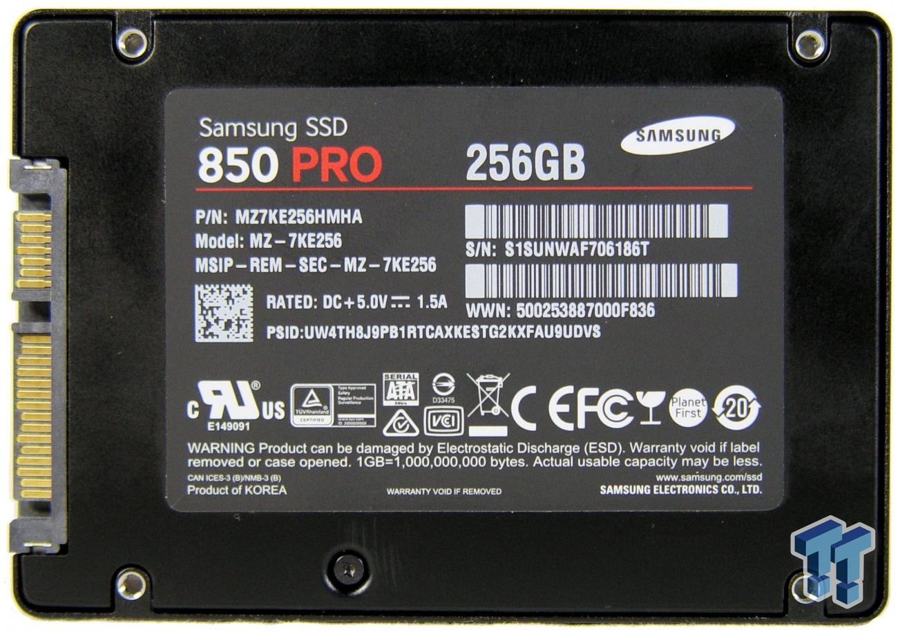 Forskelle kompression tåge Samsung 850 Pro 256GB SSD Review