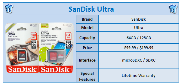 Carte micro SD microSDXC - SanDisk - 128Go - Ultra UHS-I