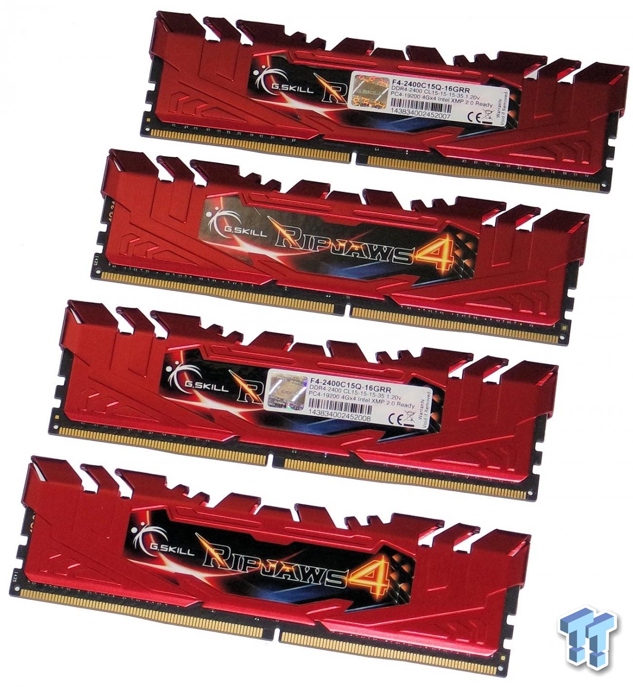 G.Skill Ripjaws4 DDR4-2400 16GB Quad-Channel Memory Kit Review