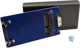 VisionTek mSATA mini to USB 3.0 Adapter Review 05 VisionTek mSATA mini to USB 3.0 Adapter Review 05