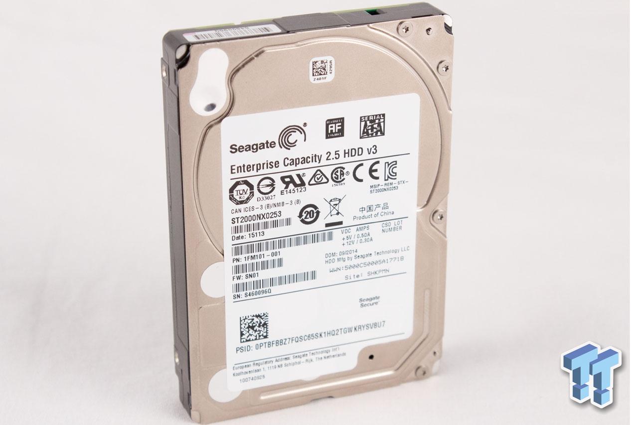 Seagate Enterprise Capacity 2TB 2.5” HDD Review 