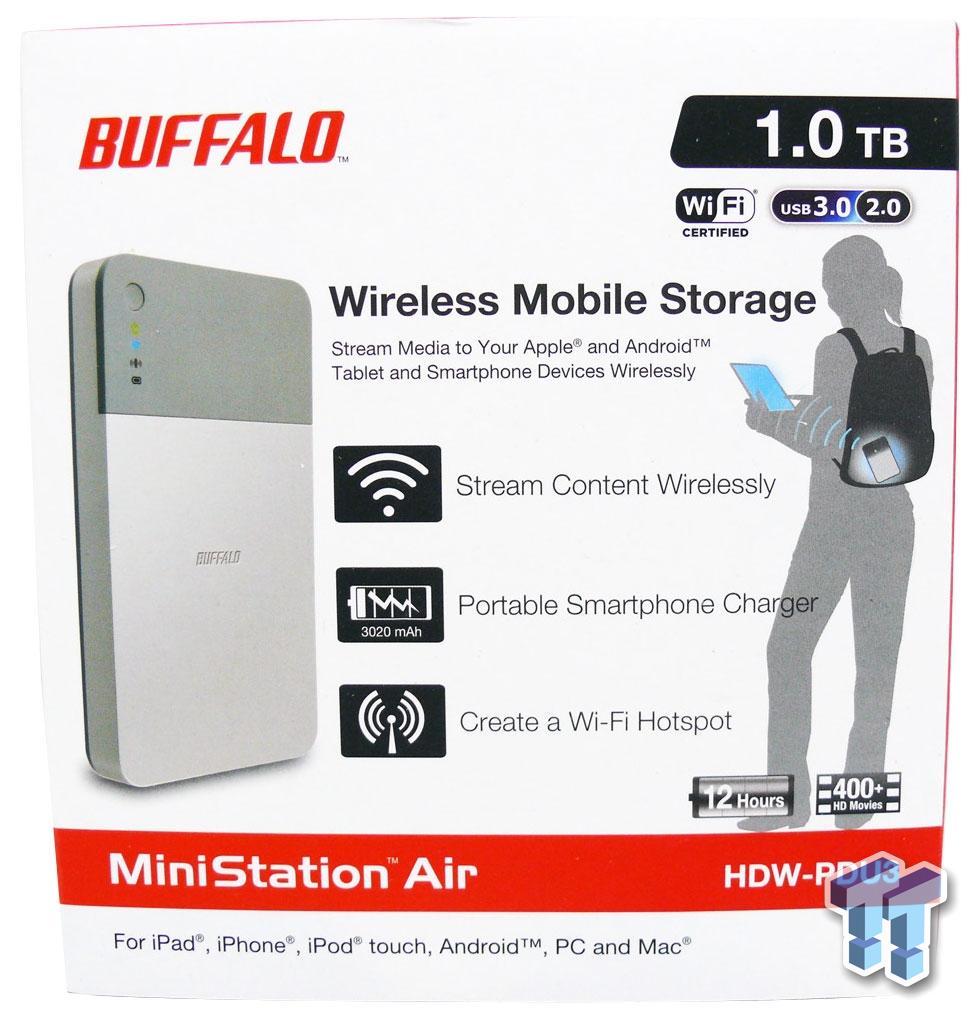 knap Pak at lægge At deaktivere Buffalo MiniStation Air Wireless Mobile Storage Drive Review