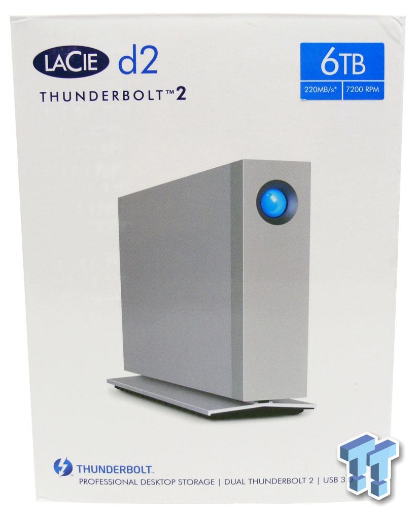 9000472U LaCie d2 Thunderbolt-2 & USB 3.0 Desktop Hard Drive 6TB 