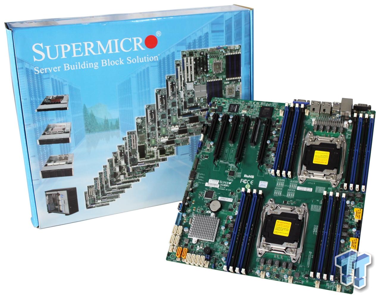 Supermicro X10DRi-T (Intel C612) Server Motherboard Review