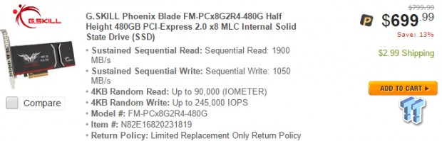 G.Skill Phoenix Blade 480GB PCIe SSD World Exclusive Review 02