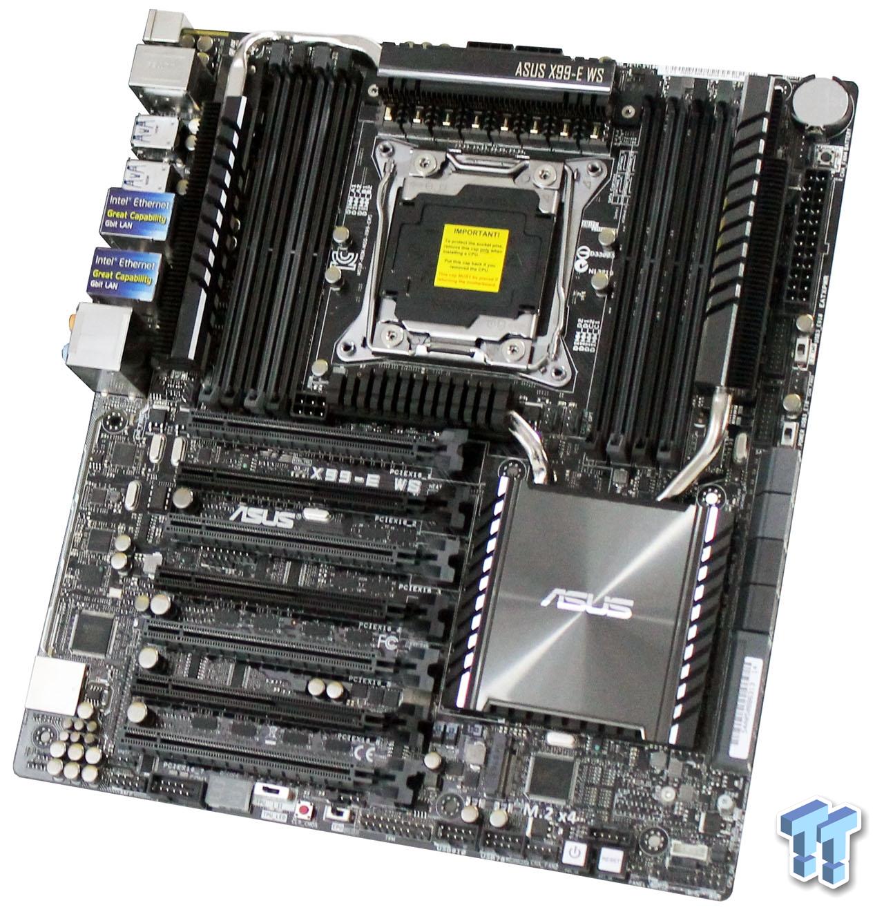 ASUS X99-E WS (Intel X99) Workstation Motherboard Review | TweakTown