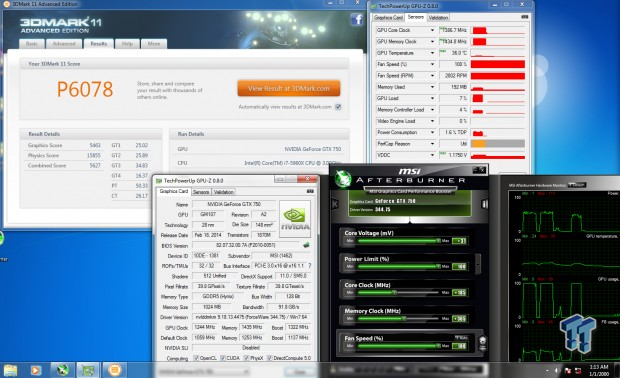 MSI GeForce GTX 750 Gaming Video Card Circuit and Overclocking Guide 18