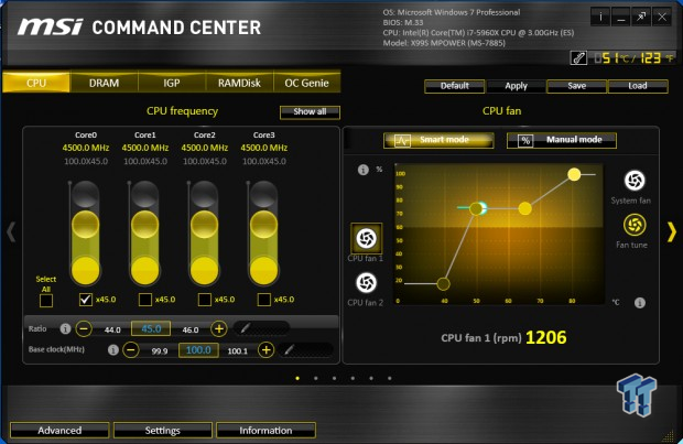 msi center system diagnostics