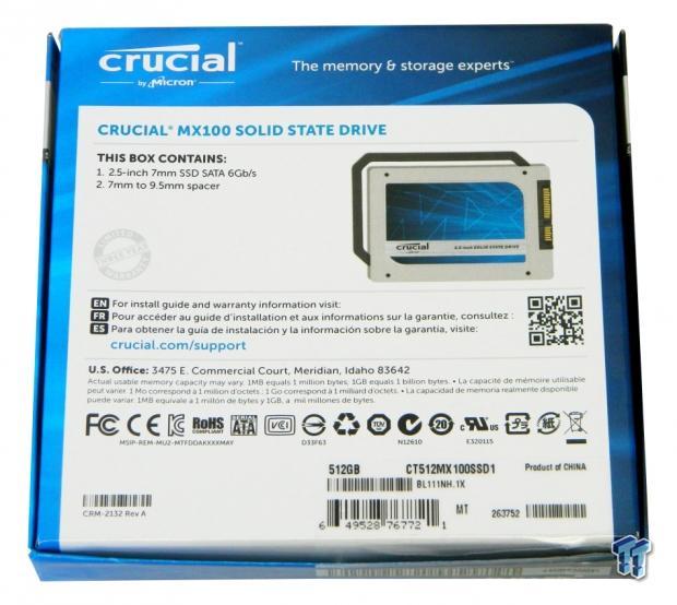  [OLD MODEL] Crucial MX100 512 GB SATA 2.5-Inch 7mm Internal  Solid State Drive CT512MX100SSD1 : Electronics