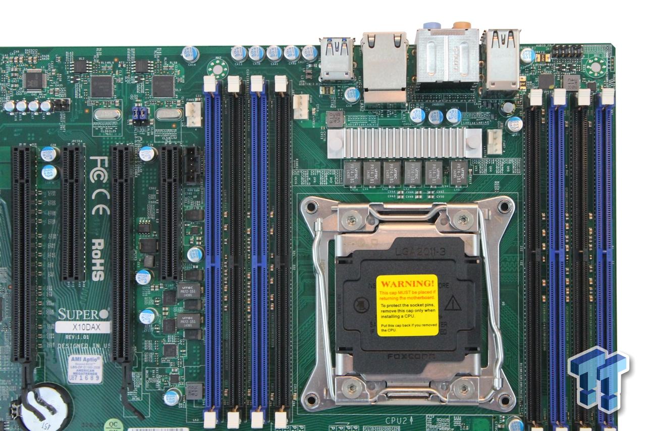 Supermicro X10DAX (Intel C612) Workstation Motherboard Review 