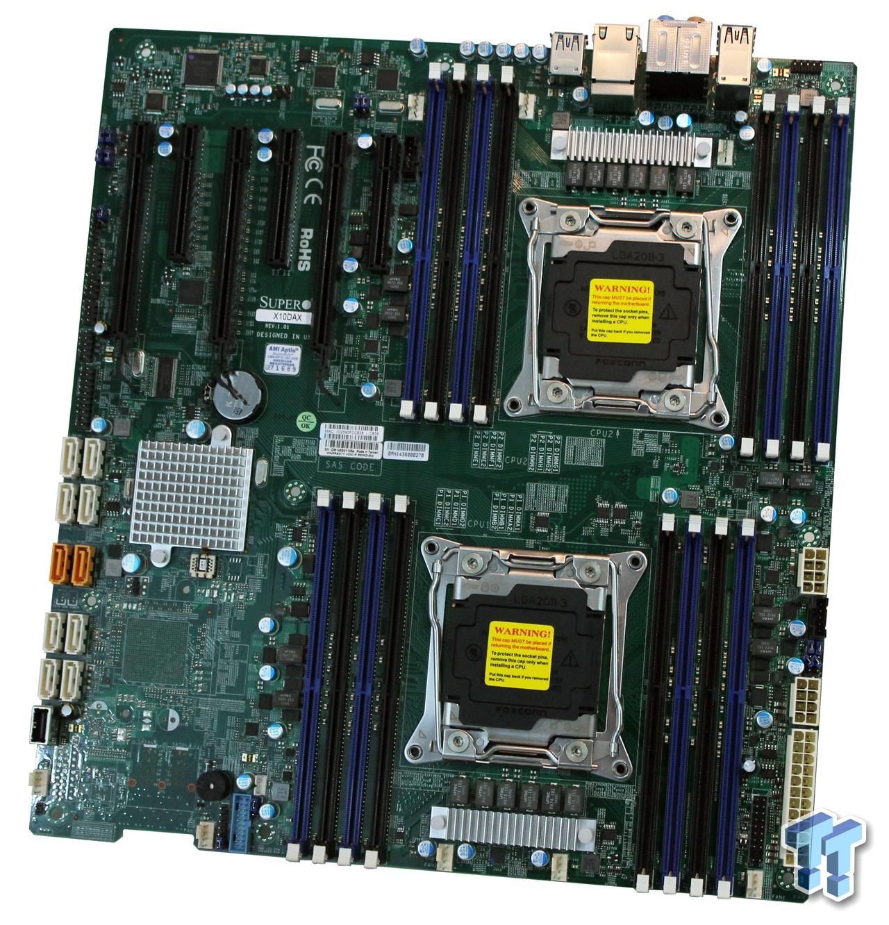 Supermicro X10DAX (Intel C612) Workstation Motherboard Review