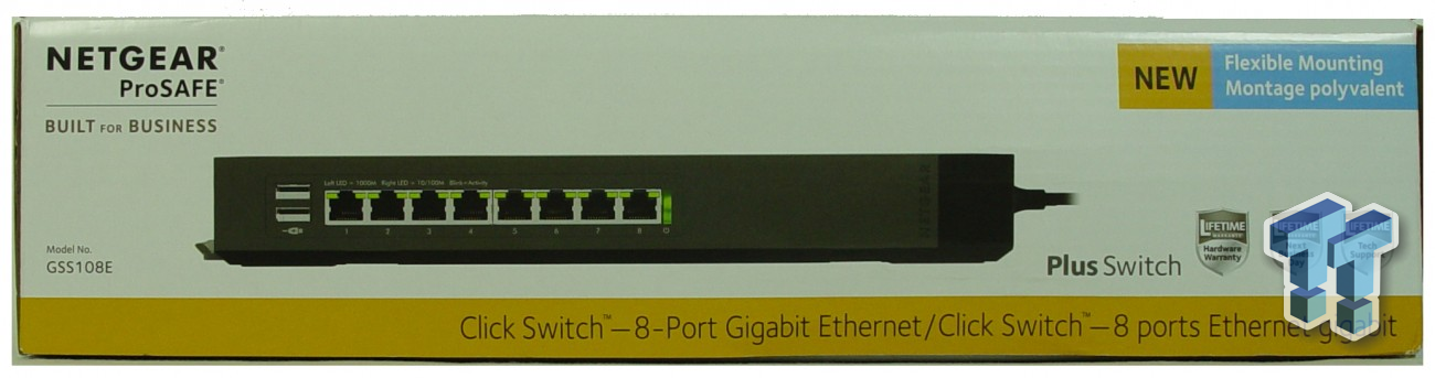 Netgear ProSAFE Click Switch (GSS108E) - CNET France