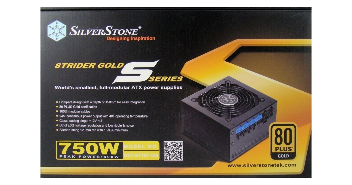 SilverStone SST-ST75F-GS 750W 80 PLUS Gold Power Supply Review