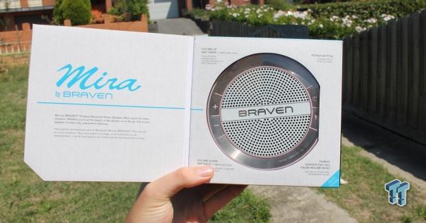 Braven Mira Water Resistant Bluetooth Portable Speaker