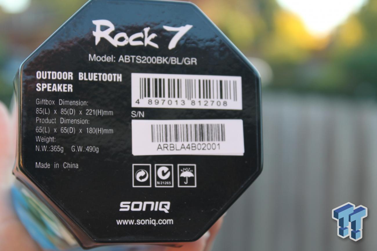 soniq portable bluetooth speaker