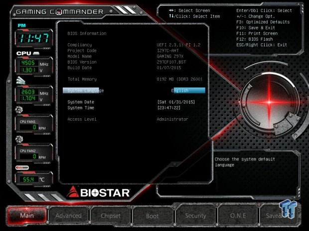 Open Gallery BIOSTAR GAMING Z97X (Intel Z97) Motherboard Review 40