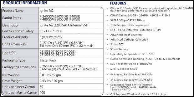 Patriot Ignite M2 480GB SATA III M.2 SSD Review 02 Patriot Ignite M2 480GB SATA III M.2 SSD Review 02
