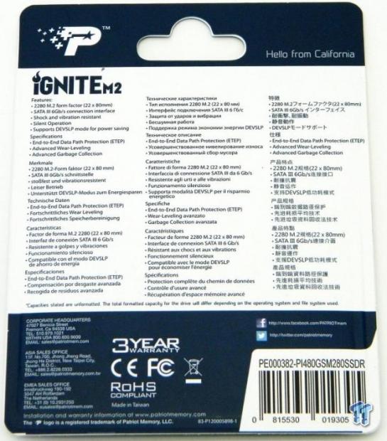 Patriot Ignite M2 480GB SATA III M.2 SSD Review 04 Patriot Ignite M2 480GB SATA III M.2 SSD Review 04