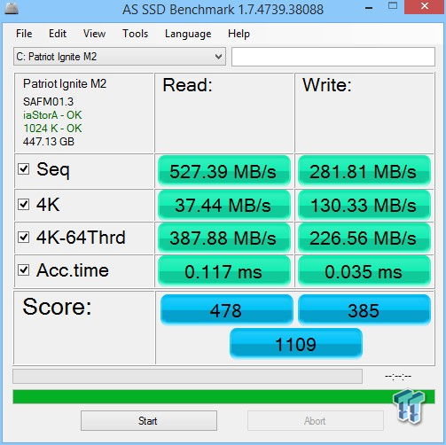 Patriot Ignite M2 480GB SATA III M.2 SSD Review 24 Patriot Ignite M2 480GB SATA III M.2 SSD Review 24