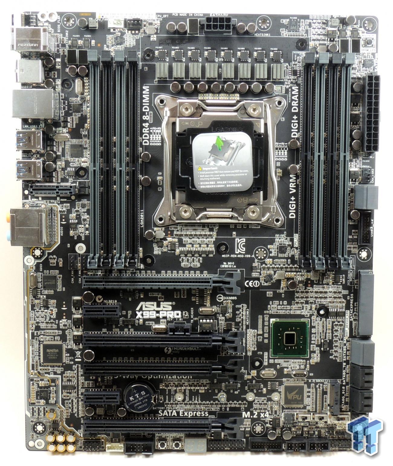 ASUS X99-PRO Motherboard (Intel X99) Review
