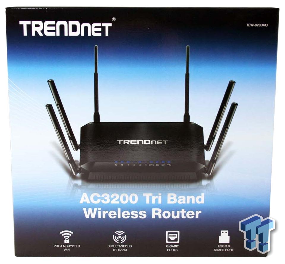 TRENDnet TEW-828DRU AC3200 Tri-Band Wireless Review